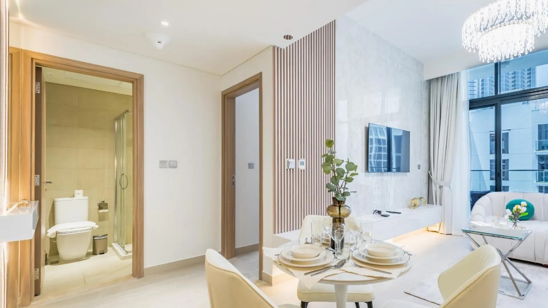 Apartament Vacay Lettings Charming Retreat Azizi Riviera Dubaj 0*,